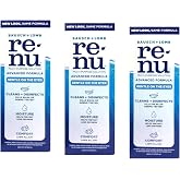 Renu Multi-Purpose Contact Lens Solution Travel Size,2 Fl Oz (Pack of 3)