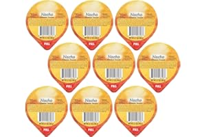 DASHER'S SPICE & BEANS Nacho Cheese Sauce Dipping Cup 3.7 oz. | Microwavable | 10 Count