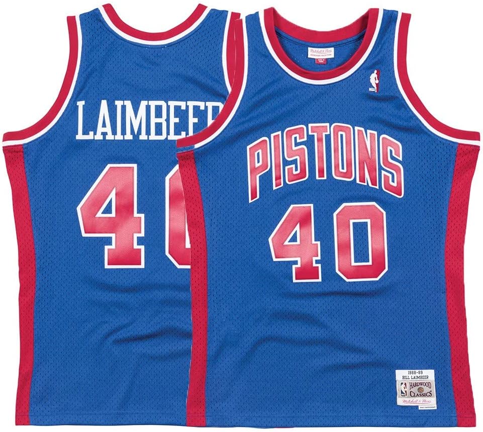 bill laimbeer jersey mitchell and ness