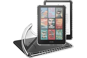 Fintie Case for 7" All-new Kindle Paperwhite (12th Generation, 2024) and Kindle Colorsoft, Ultra Slim Clear Soft Flexible Transparent TPU Back Shell Cover, Clear