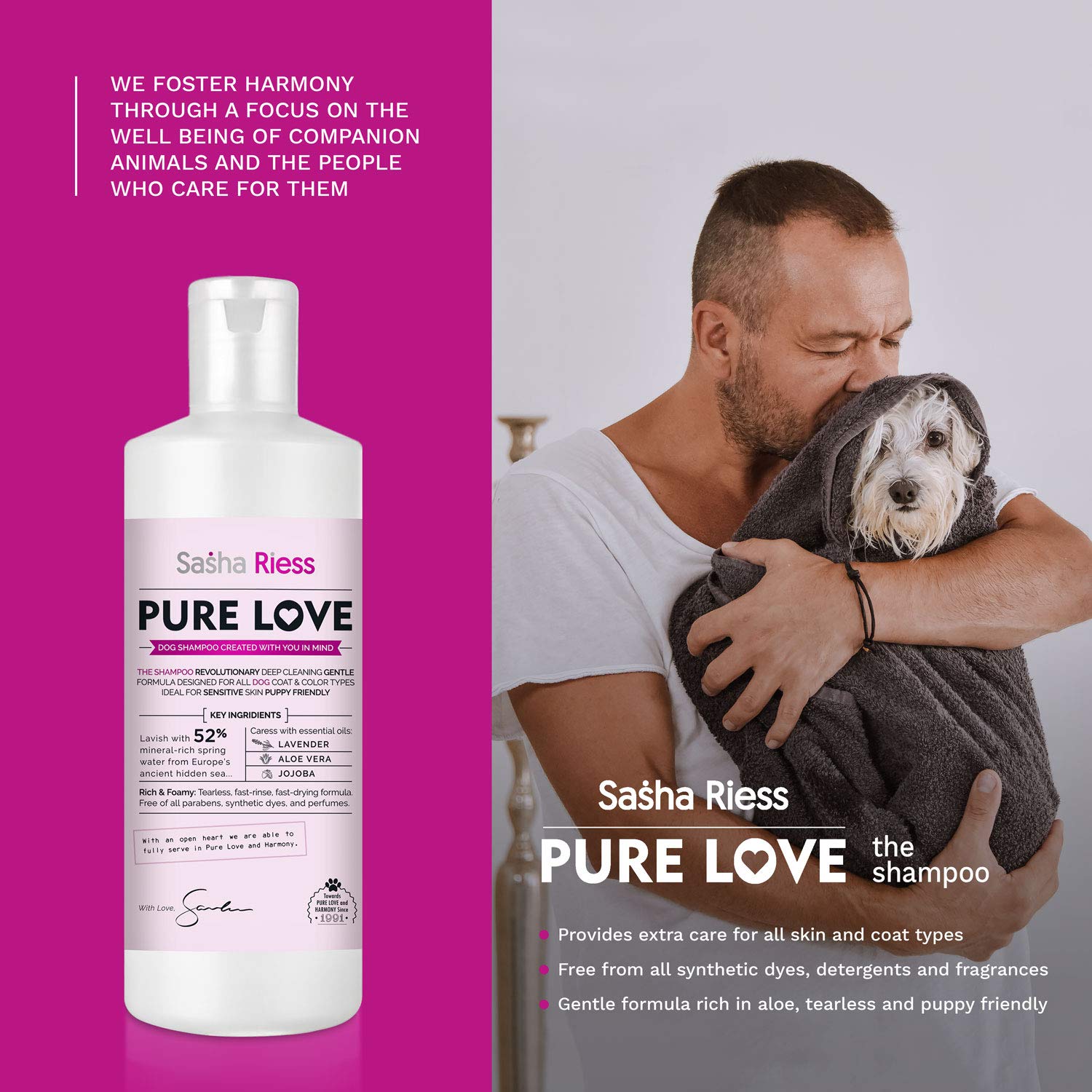 sasha riess dog shampoo