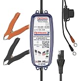 OptiMate3 0.8A, Smart Battery Saving Charger for 12V Lead-acid Motorcycle and Powersport Batteries
