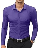 Lion Nardo Stretch Mens Dress Shirts Long Sleeve