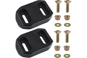 SIMPERAC Polymer Skid Shoes for Ariens Snow Blower 72600300 Slide Shoes Replace for Ariens 02483859 Snow Thrower Skid Plates with Mounting Hardware Kit (2 Packs)
