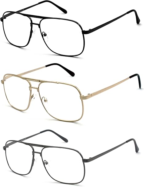 aviator square glasses