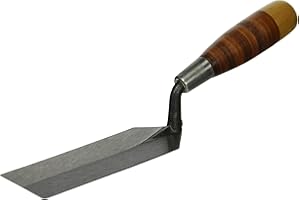 Kraft Tool RO58-6L W.Rose™ 6"x2" Margin Trowel with Leather Handle