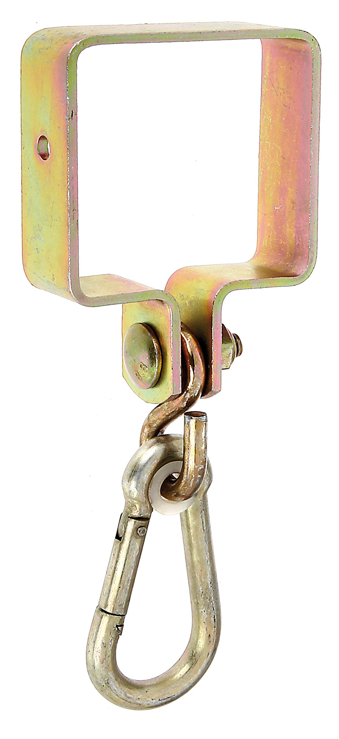 Alberts 217518 Swing Clamp for Square Wood Galvanised Yellow 90 x 90 mm