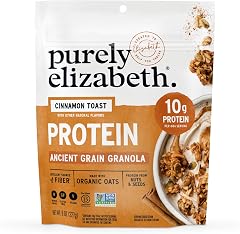 Purely Elizabeth, Protein Granola, Cinnamon Toast, 8oz Bag
