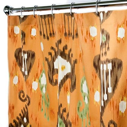 Amazon Com Decorative Things Fabric Shower Curtains Brown Shower
