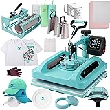 SmarketBuy Heat Press 15x15 Inch, 8 in 1 Heat Press