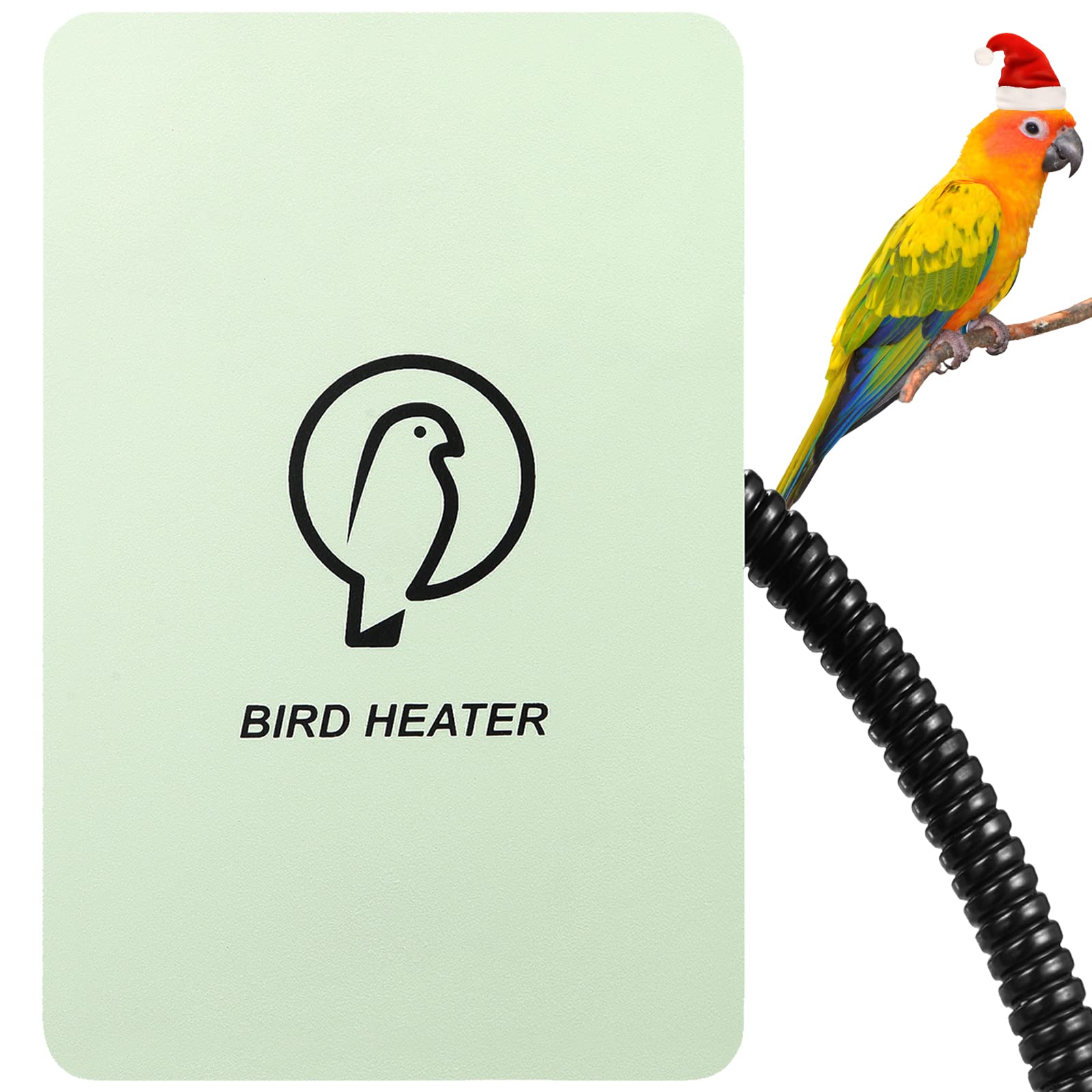 Kokopro Bird Heater For Cage - 10W Snuggle Up Warmer For Pet Birds