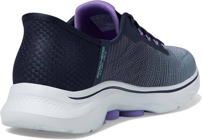 Chaussures Go Walk 7 pour Femme, Bordure Textile Bleu Marine, 38.5 EU