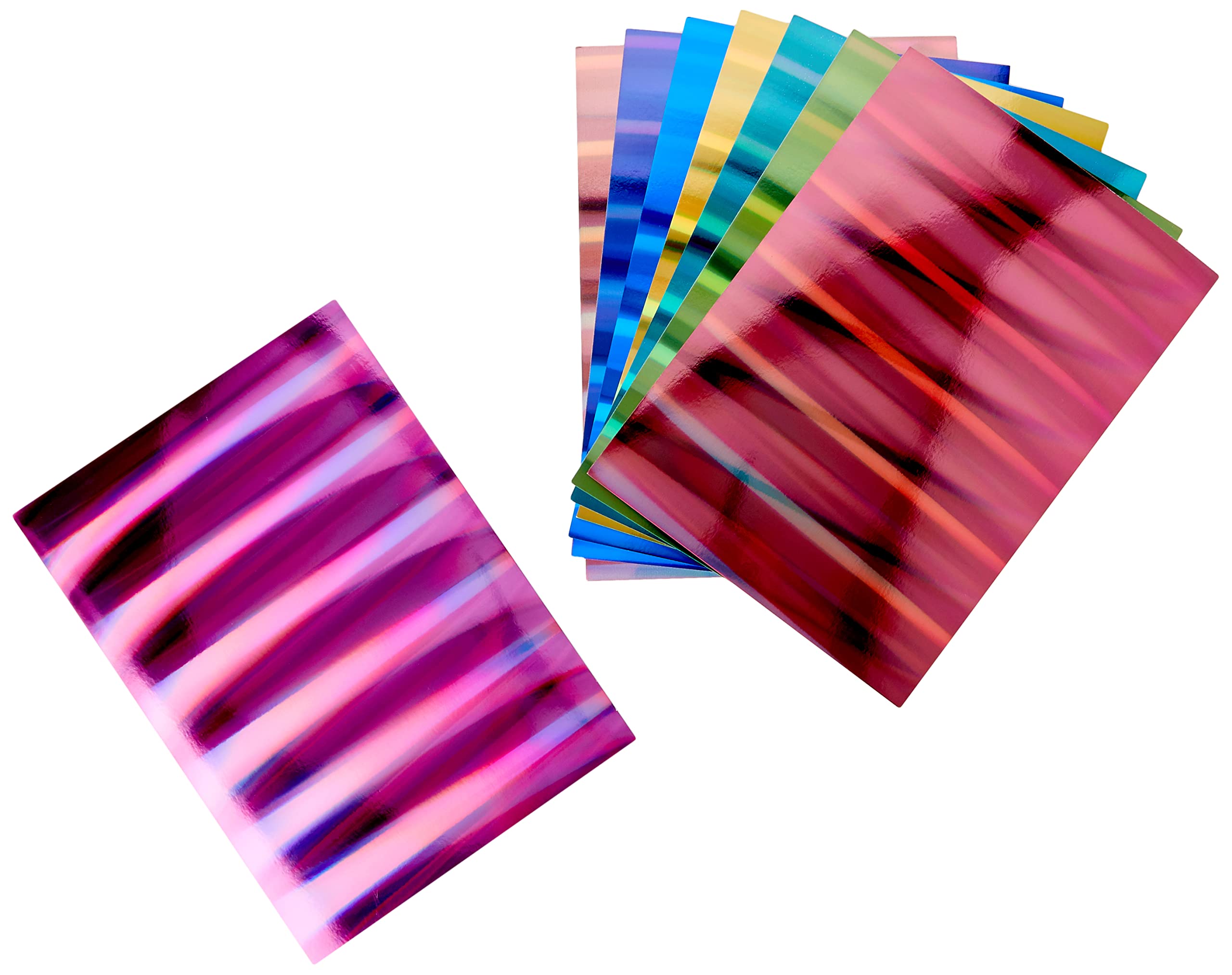 Dovecraft Essentials-Paper & Card-A4 Rainbow Card Pack (250gsm, 8 Pack), Multicolour, 1