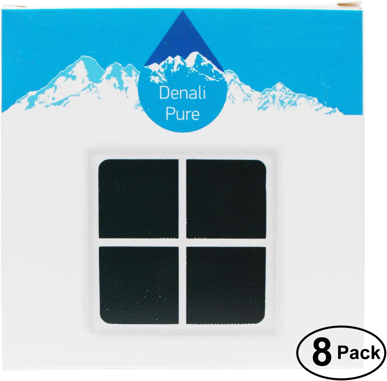 Denali Pure 8-Pack Replacement for LG ADQ73214404 Refrigerator Air Filter - Compatible with LG LT120F ADQ73214404 Fridge Air Filter