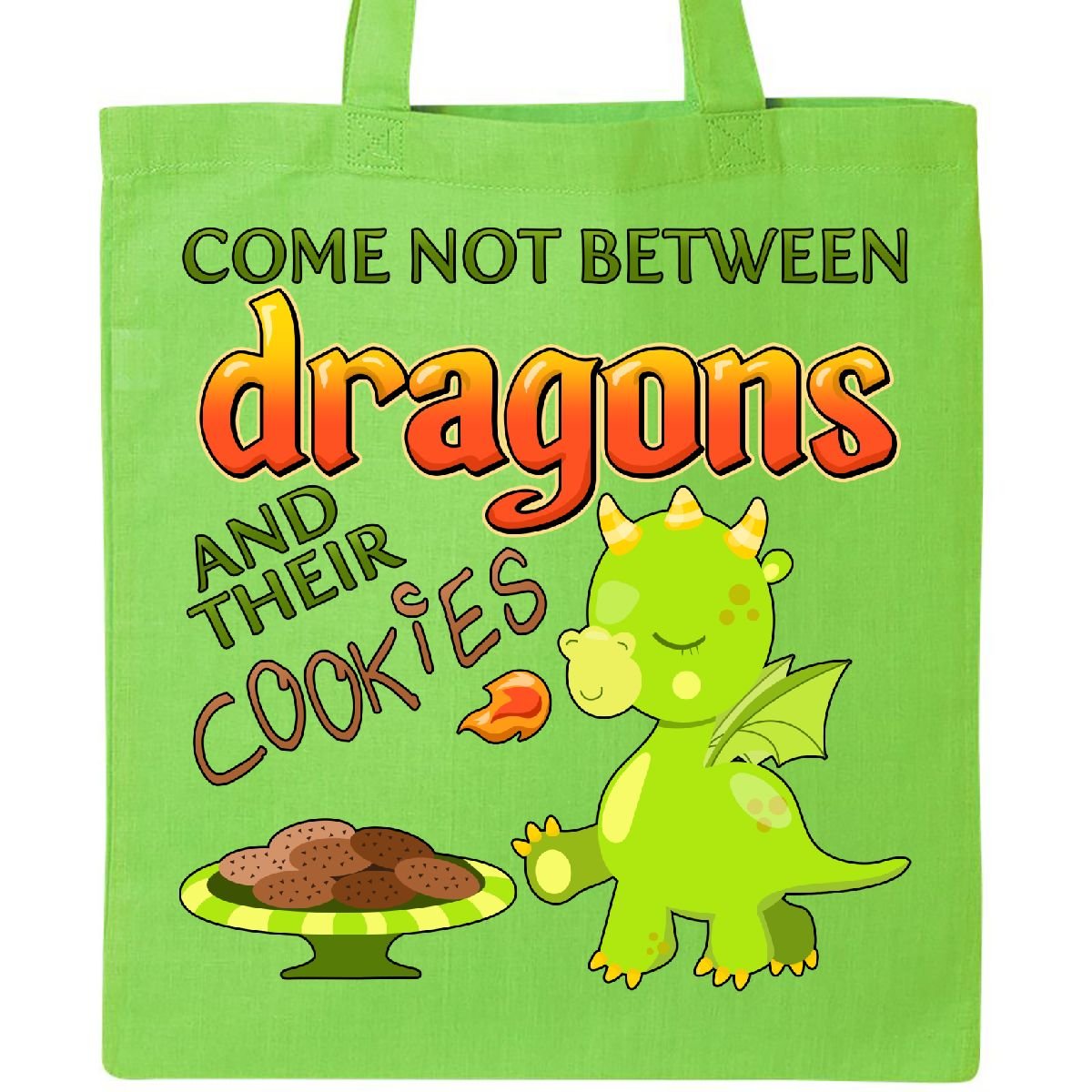 公式店舗 Inktastic Come Not間dragons And Their Cookieトートバッグ One Size B07bb743 ライムグリーン Studioweb Com