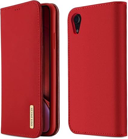 Amazon Co Jp Wish Series 高級牛革 Iphone Xr ケース 手帳型 本革 アイフォン Xr カバー 全面保護 磁石付き カード入れ スタンド機能 耐衝撃 耐摩擦 人気 おしゃれ ギフトボックス付き ワイヤレス充電に対応 Iphone Xr レッド 家電 カメラ