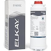 Elkay Genuine WaterSentry 51600C High Capacity Replacement Filter | NSF/ANSI Certified, 6,000 Gallons, Reduces Lead &amp; Microplastics, ezH2O Enhanced Bottle Fillers