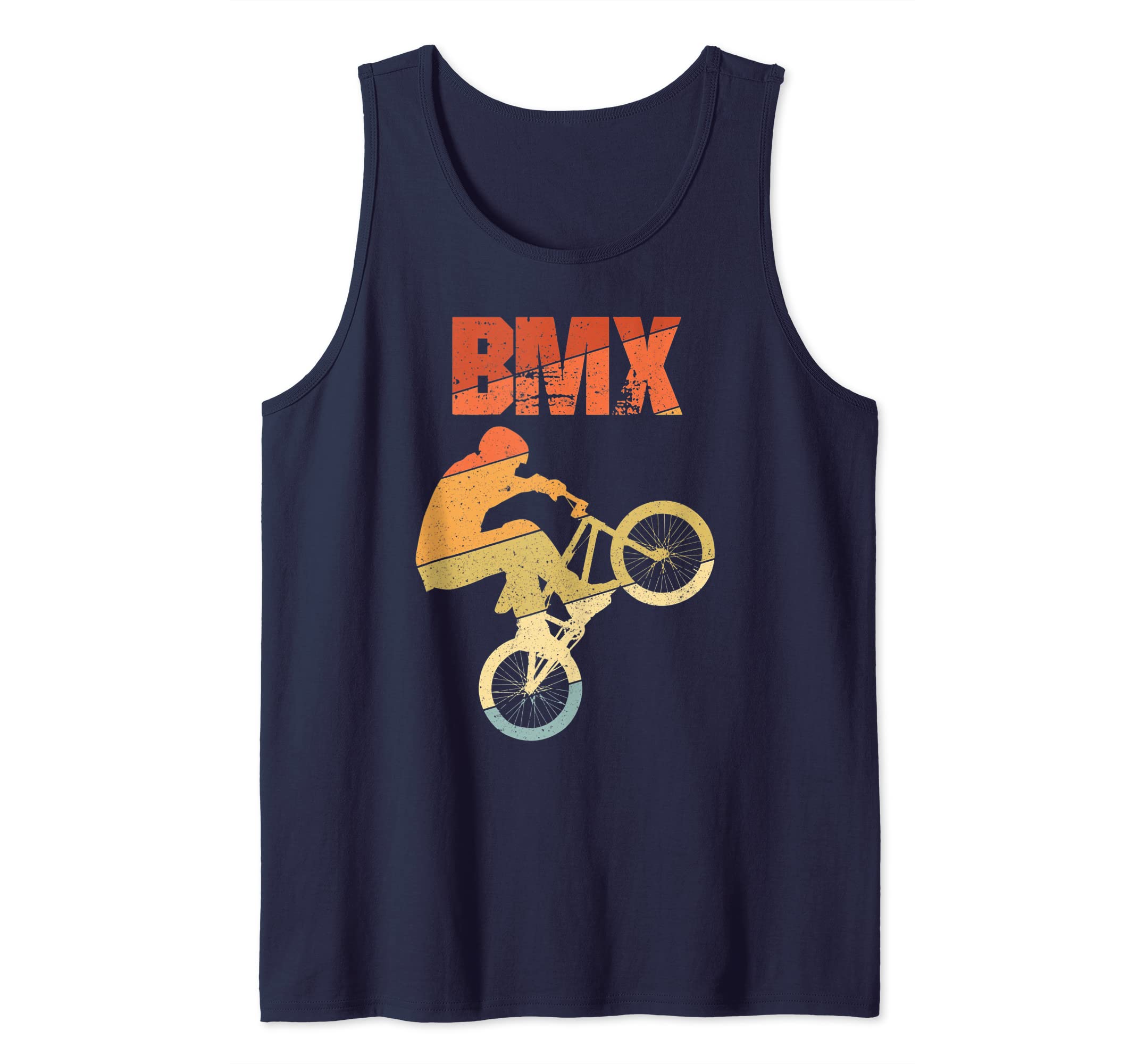 BMX Vintage Retro BMX Silhouette Gift Tank Top