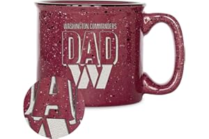 Rico Industries NFL Football Dad 12oz Laser Engraved Campfire Mug
