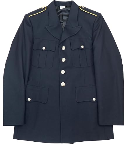 Wardog Surplus US ARMY MILITARY MEN'S 48L CLA SERVICE DRESS BLUE BLUES ASU UNIFORM COAT JACKET: Clothing, Shoes & Jewelry