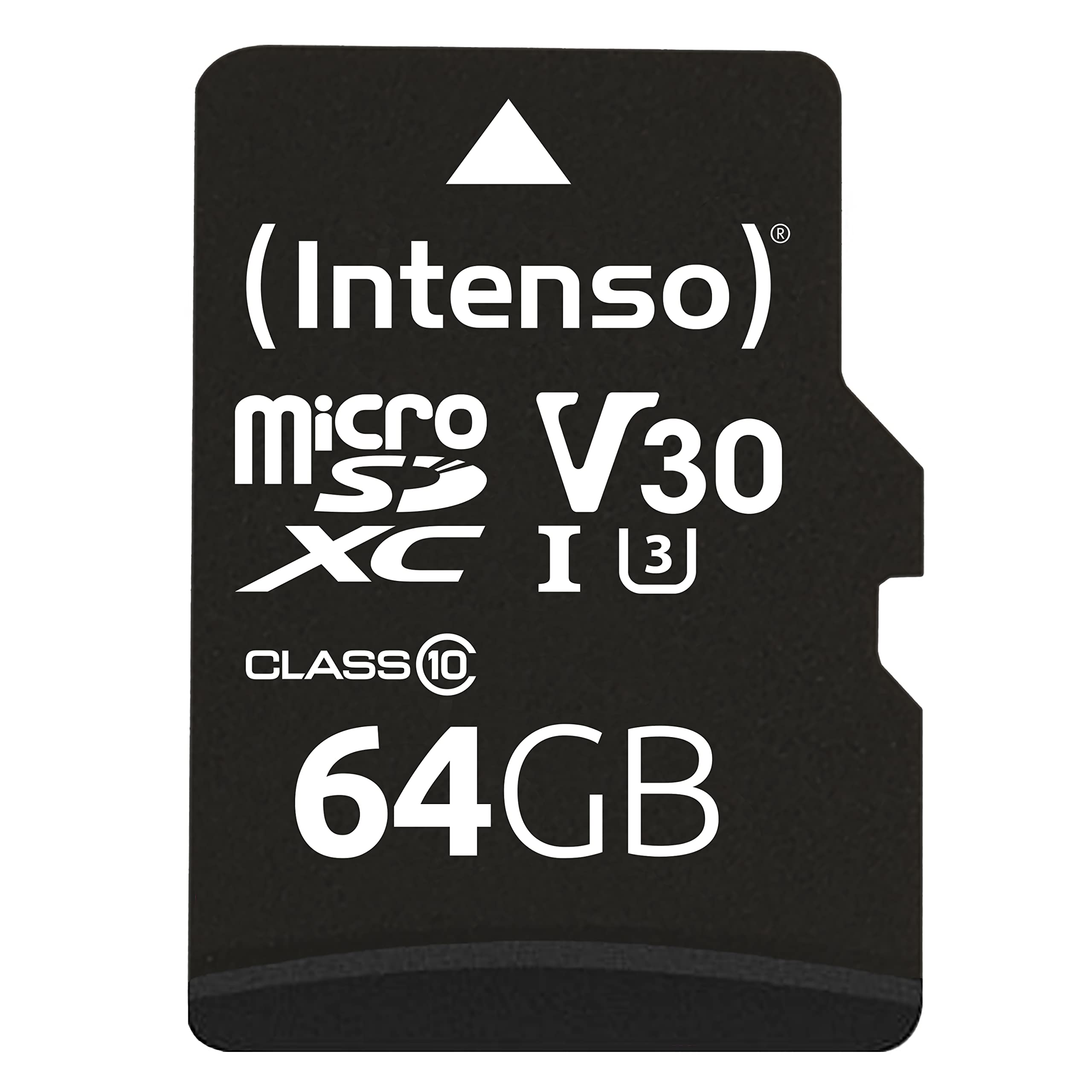 Intenso Professional MicroSDXC Memory Card, Class 10 UHS-I, 64 GB, blue