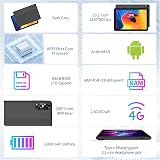 PRITOM 10 Inch Tablet Android 15 16GB RAM 64GB ROM 1TB Expandable WiFi6 view 4