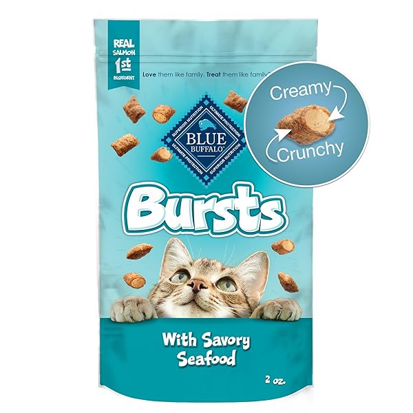 BLUE BUFFALO BURSTS GREAT FOR TRAINING SAVORY SEAFOOD...
