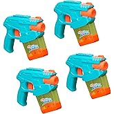 Nerf Super Soaker Mini Dunk-Fill Funpack | 4 Water Blasters | Easy Instant Fill Tanks, Just Dunk &amp; Go | 3.4 Fluid Ounce Tanks | Water Toys for Ages 6+
