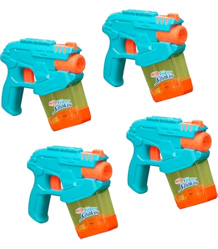 Amazon.com: NERF Super Soaker Nano Soakers with Keychain – 2 Pack