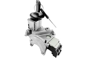 Lock Cylinder Switch & Cylinder Housing & Starter Switch Ignition Assembly Compatible with Chevy, Cadillac, Buick, GMC, Humme