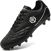 DimaiGlobal Men's Soccer Cleats Firm Ground Soccer Shoes Women's Turf Football Shoes Rugby Boots Outdoor Breathable Athletic Professional Unisex