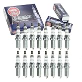 16 pc NGK Iridium IX Spark Plugs for Dodge Durango 5.7L V8 2009-20 | Ultra-fine 0.6mm iridium tip sharpens throttle response and acceleration. 40,000-60,000 mile fine-wire performance.