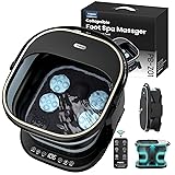 PUBOO Collapsible Foot Spa with Heat and Remote
