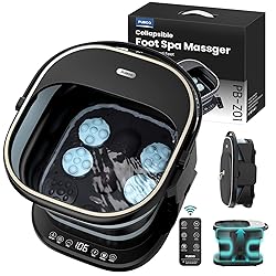 PUBOO Collapsible Foot Spa with Heat and Remote