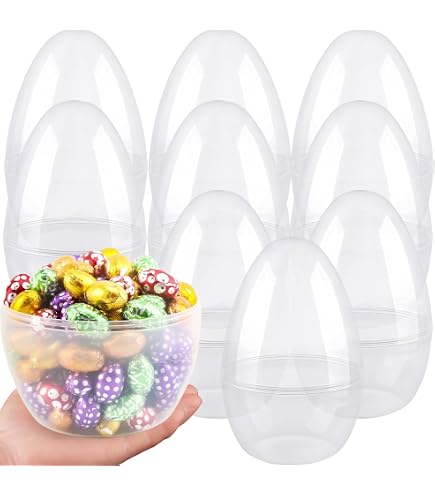 Amazon.com: Set of 2 Pink Jumbo Plastic Easter Eggs Giant Fillable
