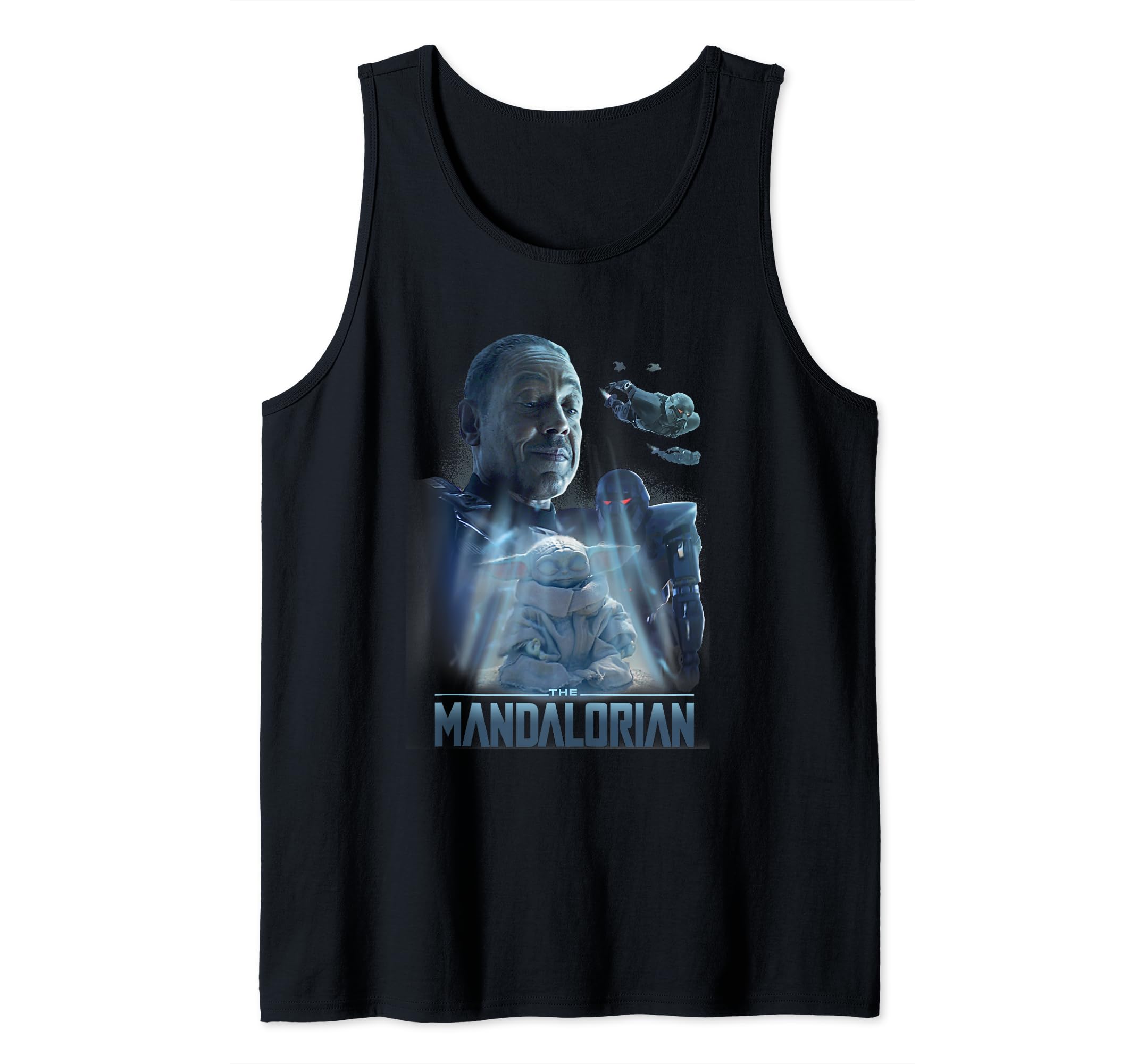 Star Wars: The Mandalorian Grogu Moff Gideon Collage R14 Tank Top