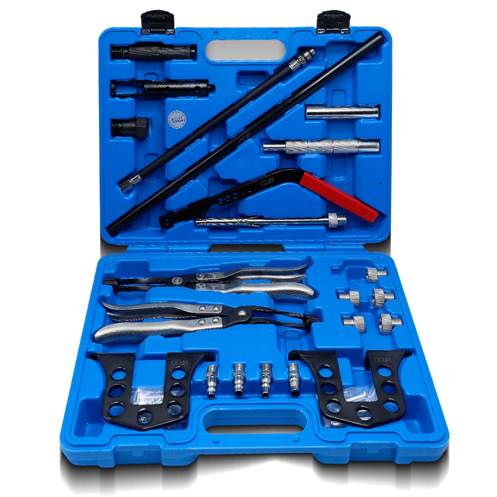 Universal Cylinder Head Overhead Valve Spring Compressor Removal Installer Tool Kit