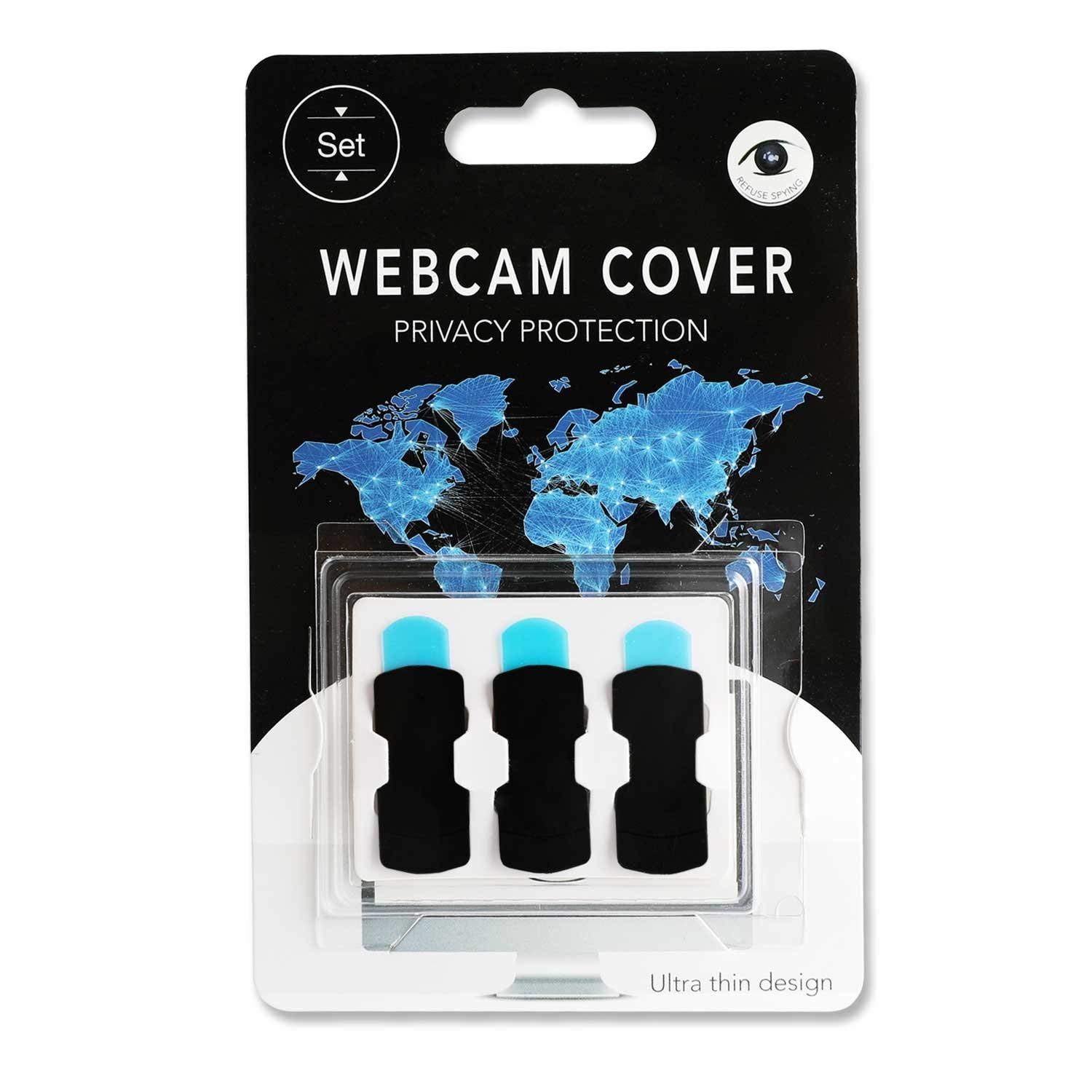 Webcam Cover-Laptop Camera Cover,Webcam Cover Slide,Large Design Strong Stickability Laptop Webcam Cover for Phone Laptops Mac Books PCs Tablets Smartphones Covers Your Camera for Privacy Security -3