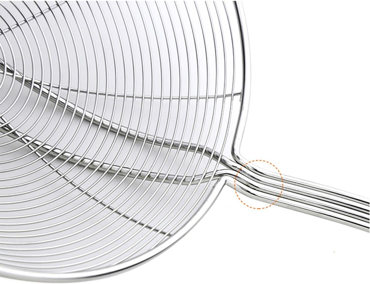 Tenta Kitchen Stainless Steel Wire Strainer, Bamboo Handle (Strainer, 5.5 inch 1 hooking) - Image 4