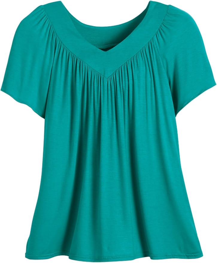 Carol Wright Gifts Flattering VNeck Blouse at Amazon Women’s Clothing