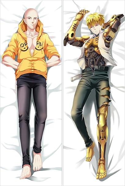 Anime One Punch Man Hugs Pillow Case Manga Cosplay Long Hugging
