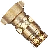SheeChung RV High Flow Water Pressure Regulator, Brass Lead-Free 40-50 PSI Pre-Set Water Pressure Reducer with Filter, Fits 3