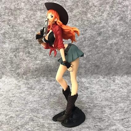 Value For Money Anime One Piece Cowboy Nami Figurines 18 5cm Jouets Modele Anniversaire Pour Enfants Jouets Cadeau Pour La Decoration Car Home Deco Collection Amazon Fr Cuisine Maison