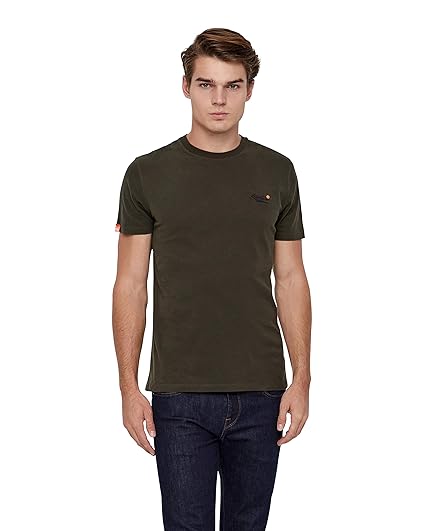 Superdry Male Shirt ORANGE Label VNTGE EMB