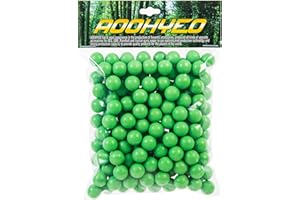 AOOHYEO 250X0.43 Caliber Paintballs - Reusable .43 Cal Rubber Balls for Non-Lethal Outdoor Training Shooting