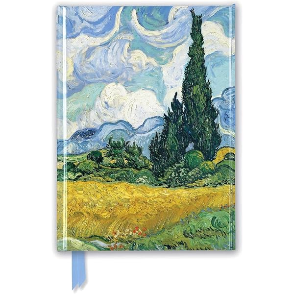 Vincent van Gogh: Wheat Field with Cypresses (Foiled Journal