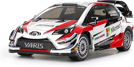 Amazon タミヤ 1 10電動rcカーシリーズ No 659 トヨタ ガズーレーシング Wrt ヤリス Wrc Tt 02シャーシ オンロード ラジコン ドローン 通販
