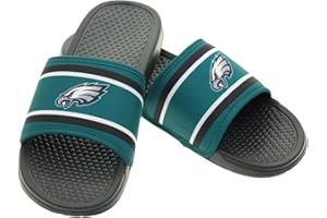 FOCO NFL Team Printed Slide Sandals – Officially Licensed Football Fan Footwear for Comfort & Style