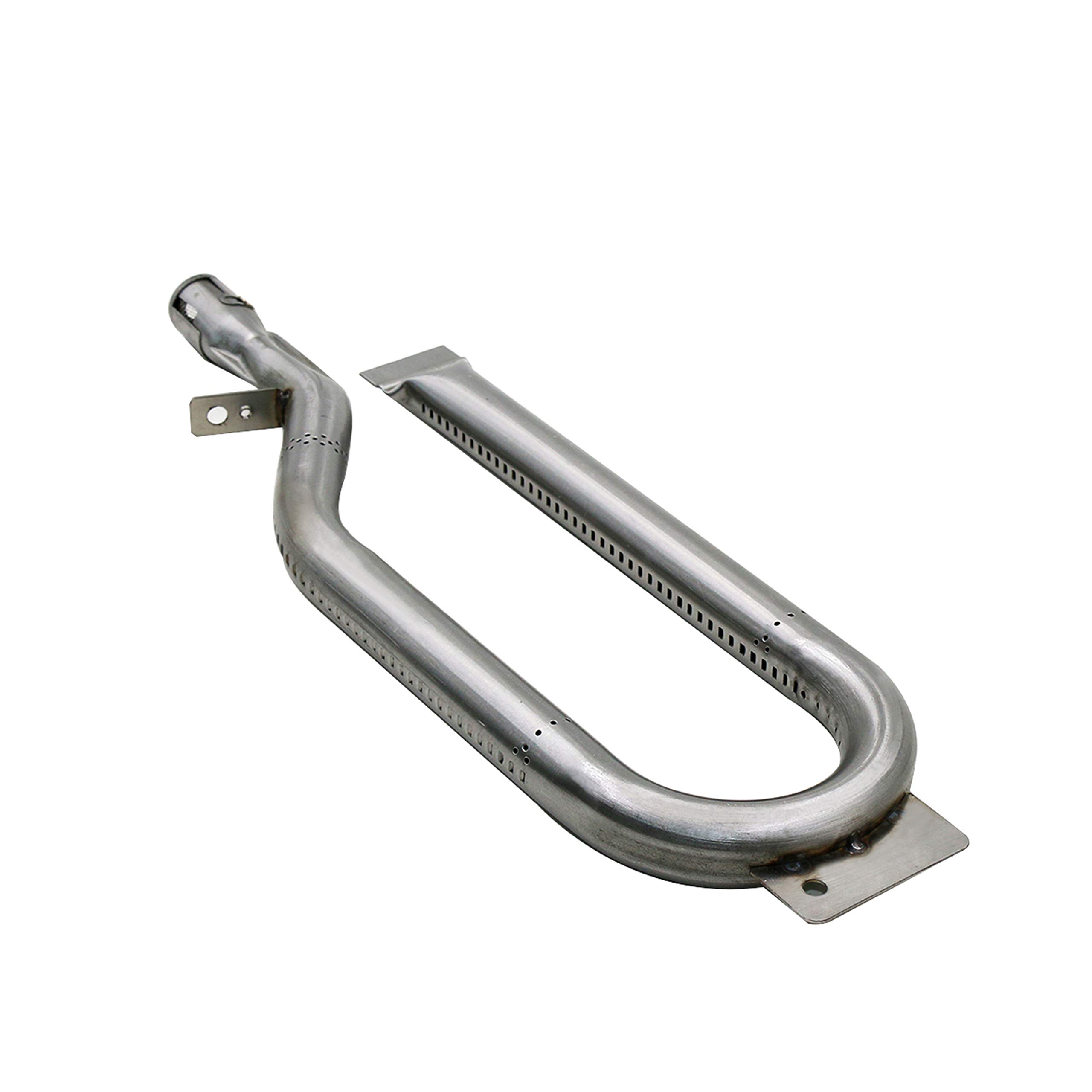 Hisencn Gas Grill Repair Kit SS Burner, Porcealain Steel Heat Plate