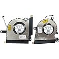 QUETTERLEE Replacement New CPU+GPU Cooling Fan for ASUS ROG Flow X13 GV301 GV301Q GV301QC GV301QE GV301QH Series DFS5K123043638 FMQM DFS5K223052838 FMQN DC5V 0.5A Fan